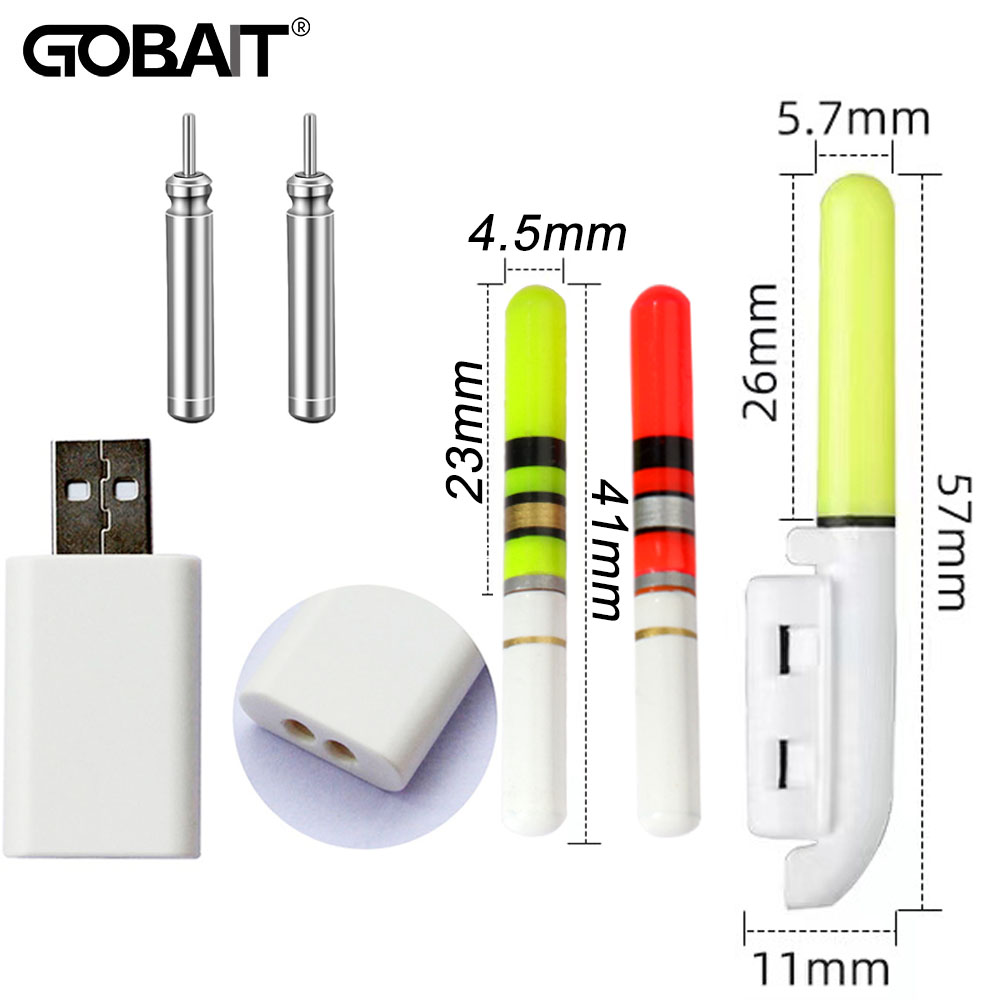 Fishing Bobber Float - CR322 3.6V แบตเตอรี่ลิเธียม USB Charge Light