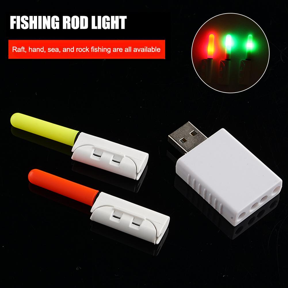 Fishing Bobber Float - คันเบ็ดตกปลา ไฟตกปลา ไฟแท่ง LED แบบชาร์จได้ คันเบ็ดเรืองแสง