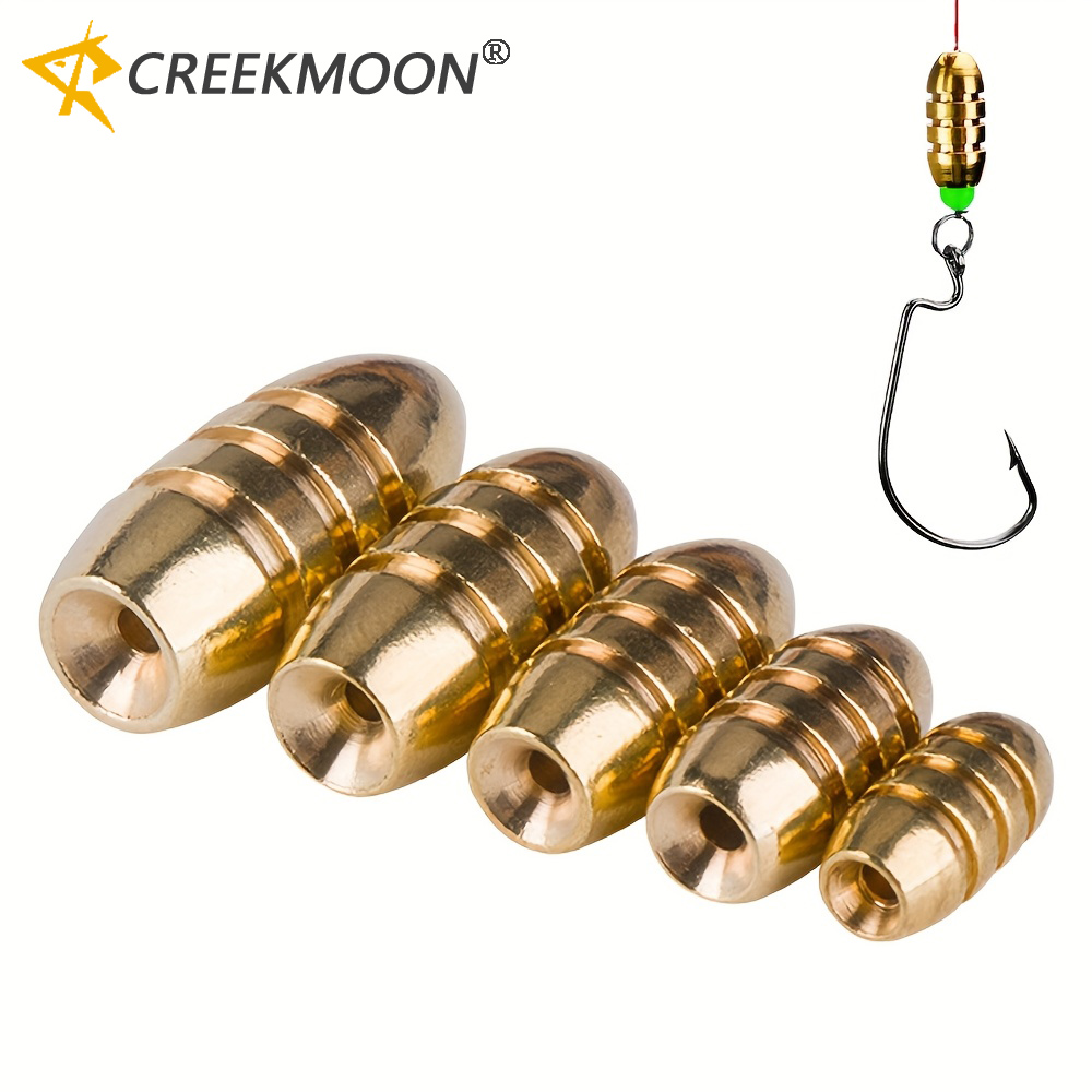 Fly Fishing Set - ตุ้มถ่วงตกปลาทองเหลือง 20 ชิ้น น้ำหนัก 1.8 กรัม