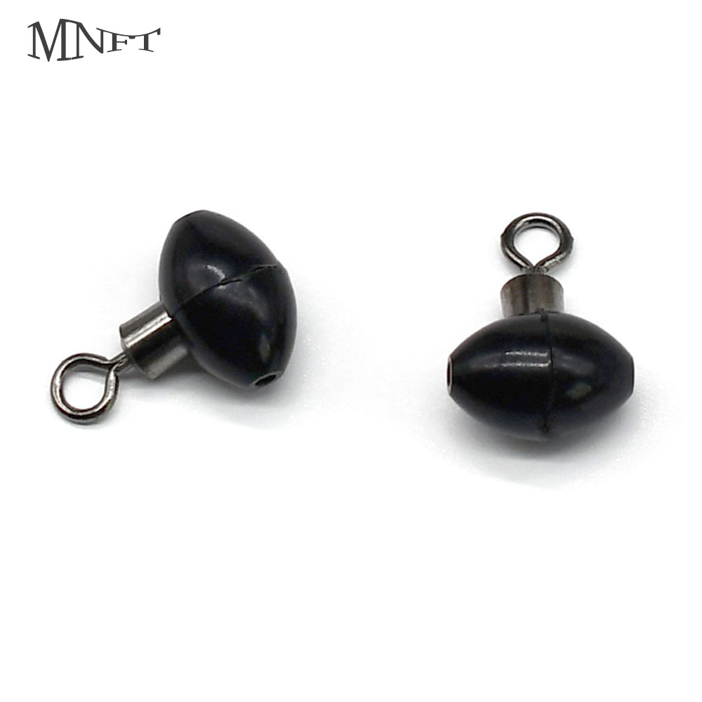 Fishing Equipment On Sale - MNFT 10 ชิ้นรอกหมุน Rig ลูกปัดสีดําสําหรับปลาคาร์พตกปลาเหยื่อคลิปสาย Rigs