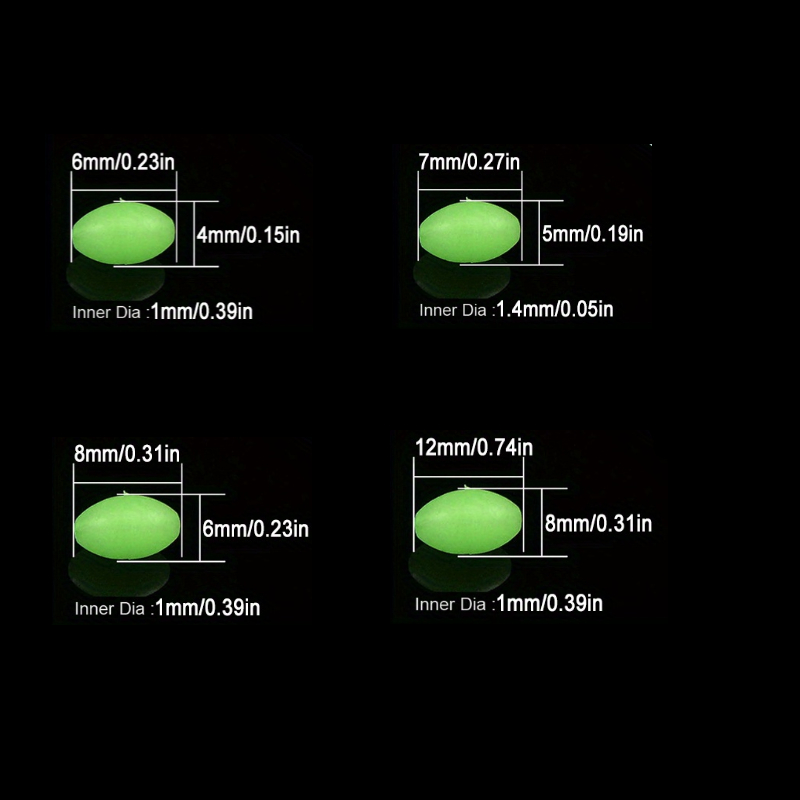 100 ชิ้น/ล็อตรูปไข่ Night Lumi - Fishing Equipment On Sale บทวิจารณ์และราคา