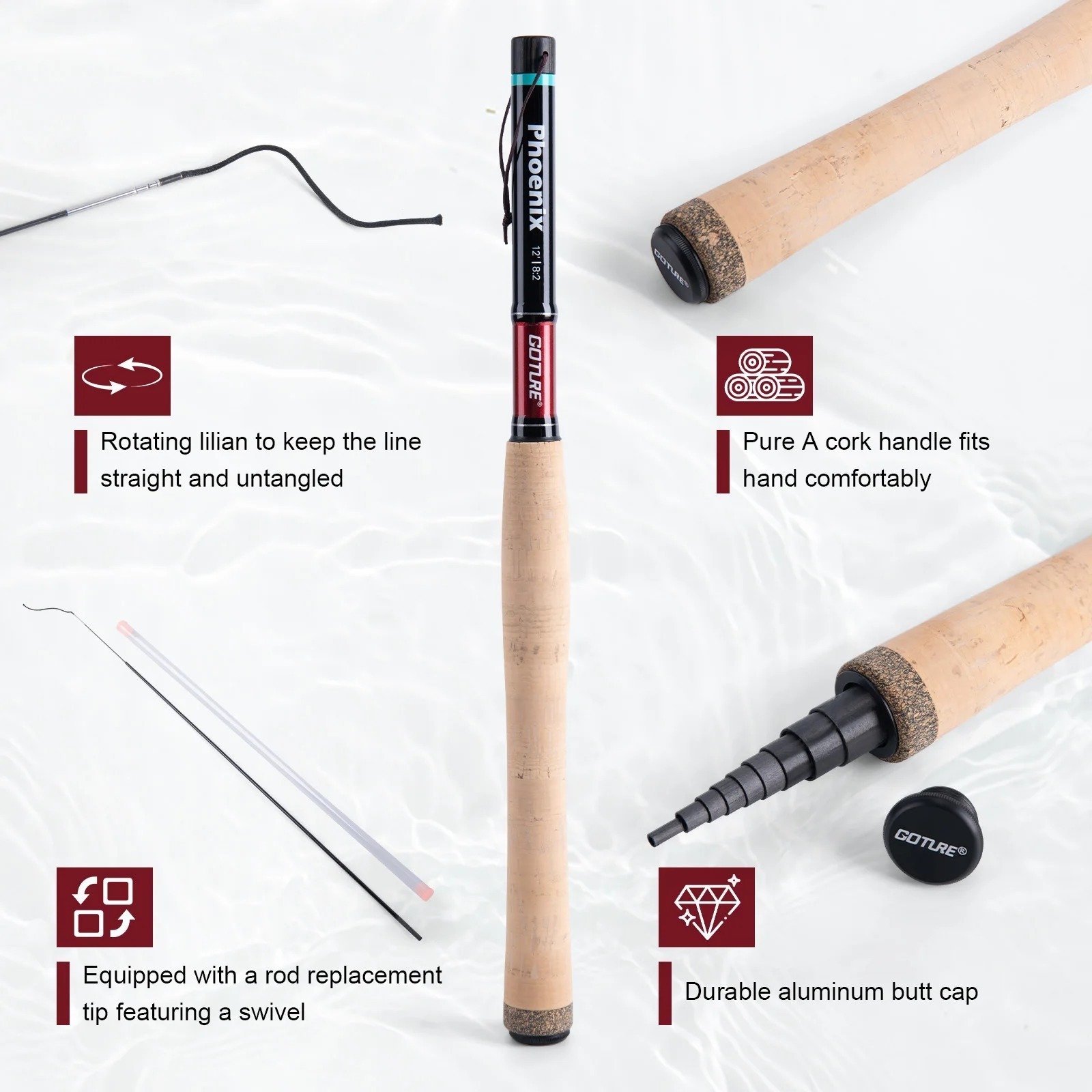 ชุดคันเบ็ดตกปลาแบบเท็นคาร่า Go - Fly Fishing Set บทวิจารณ์และราคา