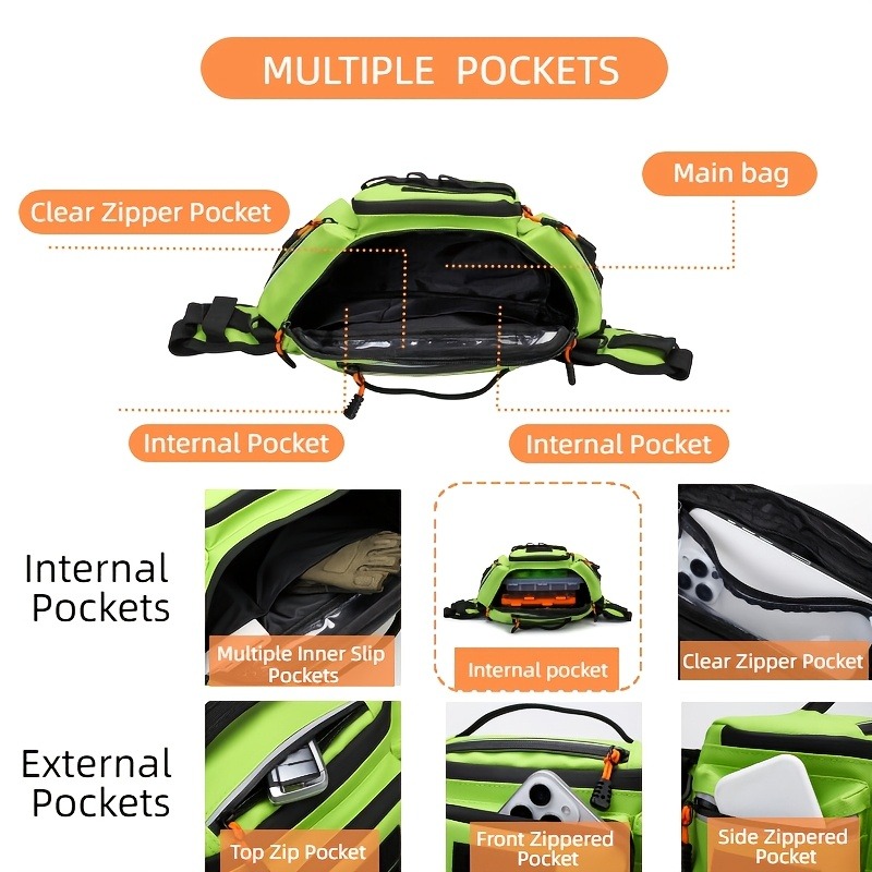 กระเป๋าคาดเอวสำหรับตกปลาแบบมัล - Fishing Lure บทวิจารณ์และราคา