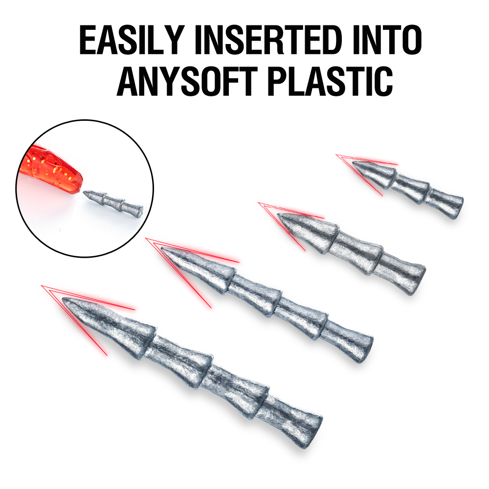ตะกั่วถ่วงน้ำหนักทังสเตน 30 ชิ - Soft Plastic Lure บทวิจารณ์และราคา