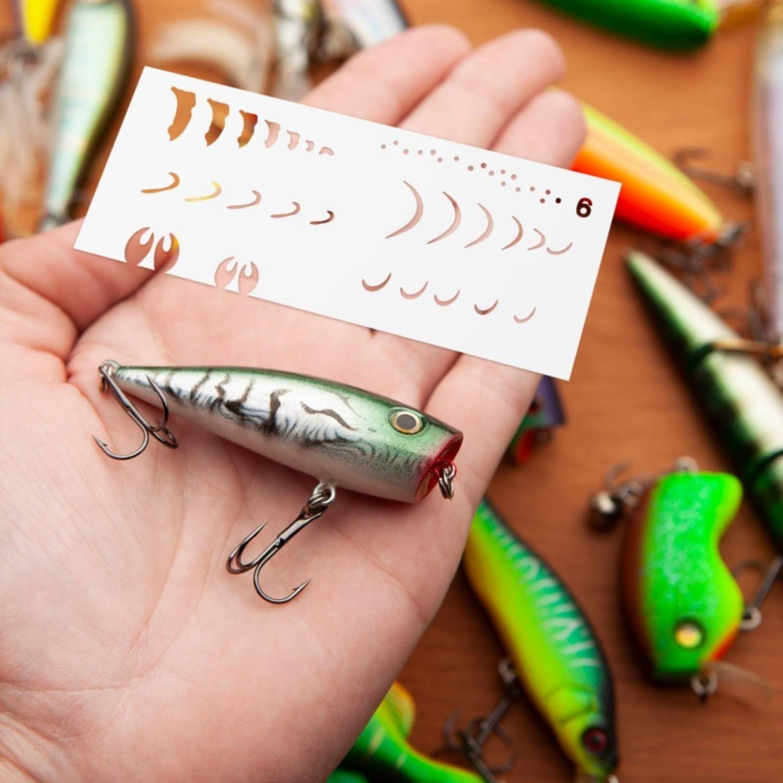 แม่แบบการวาดลวดลายเหยื่อตกปลา  - Fishing Lure บทวิจารณ์และราคา