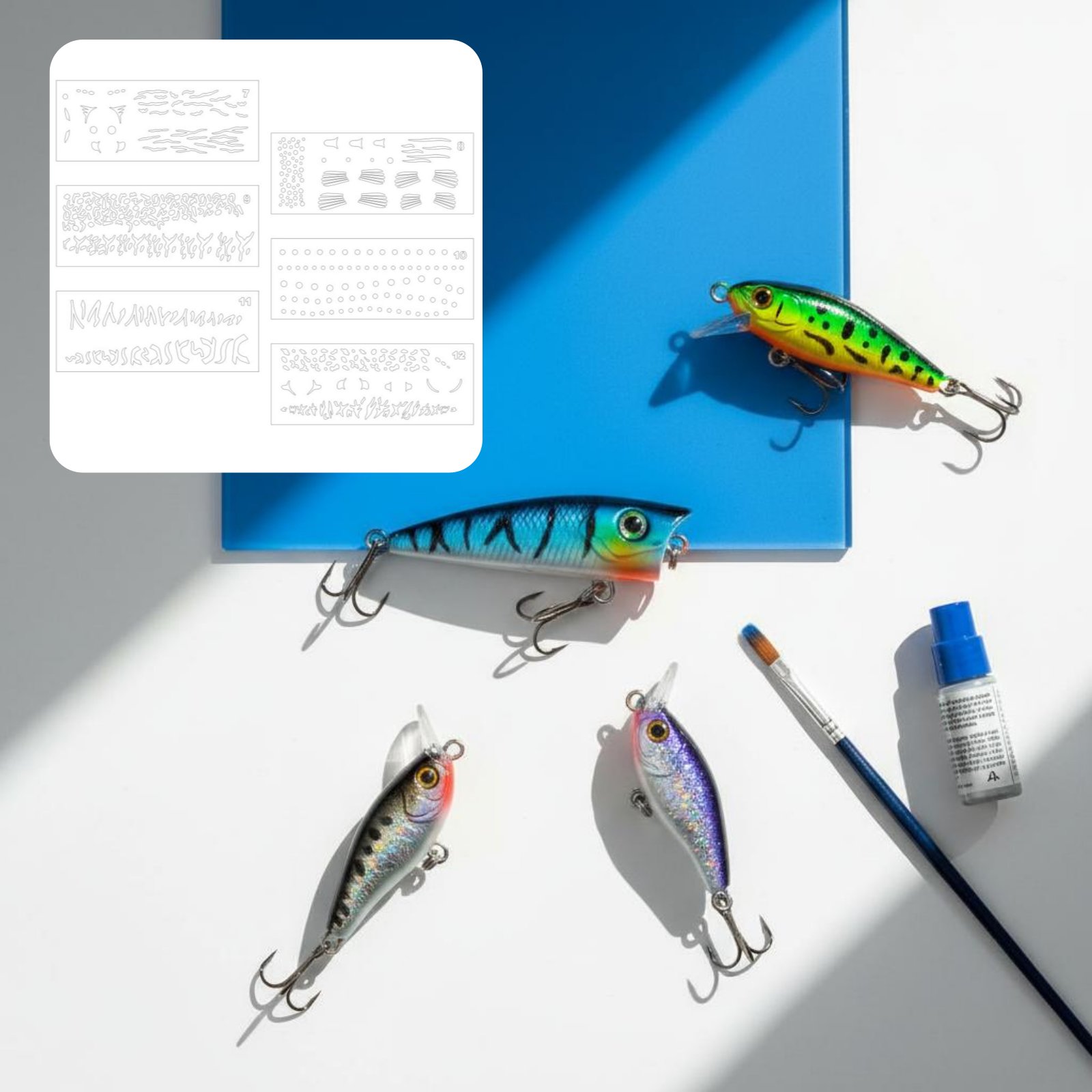 แม่แบบการวาดลวดลายเหยื่อตกปลา  - Fishing Lure บทวิจารณ์และราคา