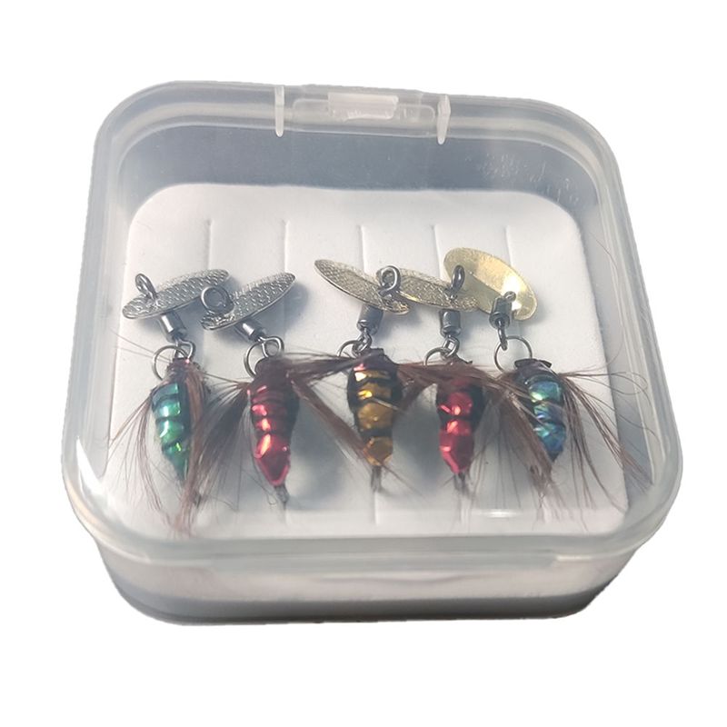T34C เหยื่อตกปลาประดับเลื่อม ต - Fly Fishing Set บทวิจารณ์และราคา