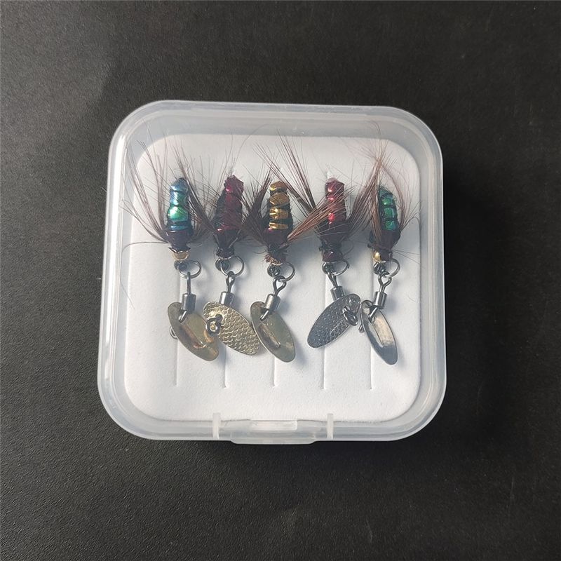 T34C เหยื่อตกปลาประดับเลื่อม ต - Fly Fishing Set บทวิจารณ์และราคา