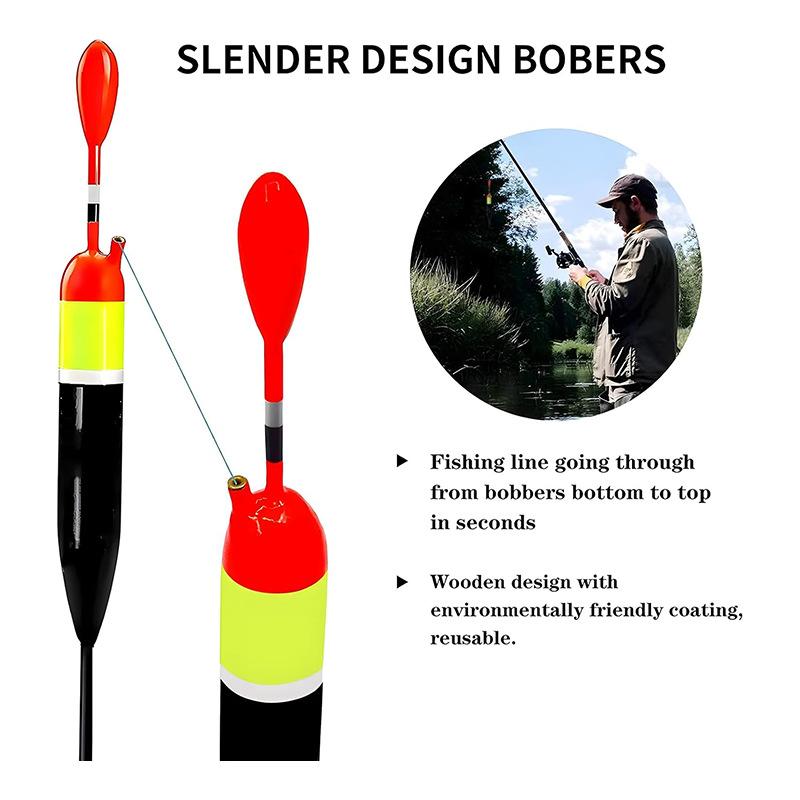 〔ODS13〕ทุ่นลอยน้ำทำจากไม้บัลซา - Fishing Bobber Float บทวิจารณ์และราคา